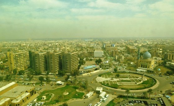 Вид на Багдад, столицу Ирака.