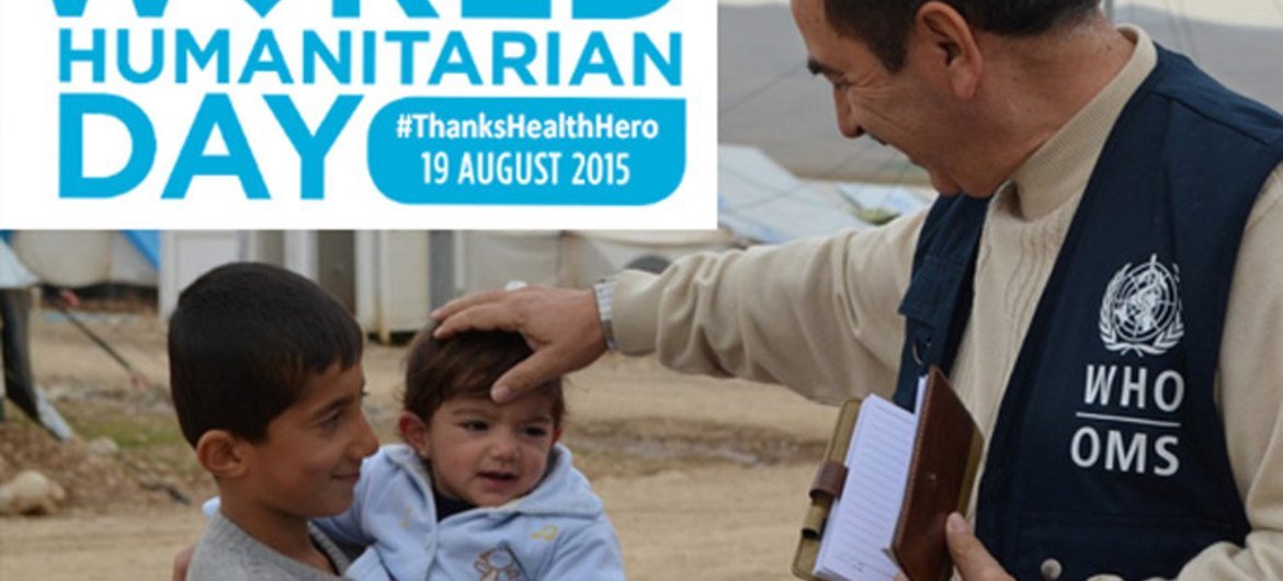 Health workers are the heroes at the heart of humanitarian action.
