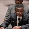 الممثل الخاص للأمين العام في جمهورية أفريقيا الوسطى ورئيس بعثة الأمم المتحدة هناك بارفيه أنيانغا (أرشيف)