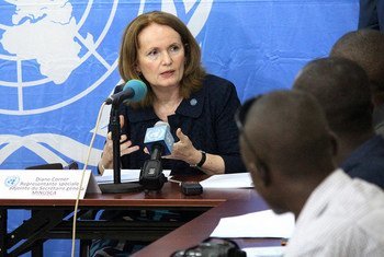 Diane Corner, Jefa adjunta de la Misión Multidimensional Integrada de la ONU para la Estabilización de la República Centroafricana  Foto:ONU/Dany Balepe
