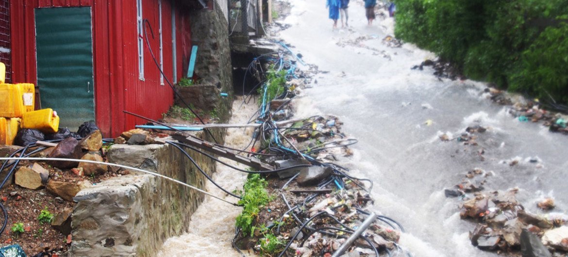 ولاية تشين واحدة من أفقر المناطق في ميانمار، كانت من بين المناطق الأكثر تضررا من الفيضانات. المصدر:  اليونيسف/ محمد بدرول حسن