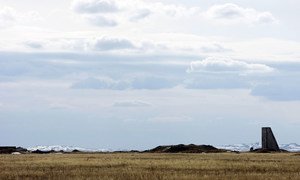 A view of Semipalatinsk Test Site’s ground zero in Kurchatov, Kazakhstan. The remote area was once the former Soviet Union’s primary testing venue for nuclear weapons. (file)