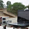 جهاز قياس نوعية الهواء تم كشف النقاب عنه في نيروبي، كينيا. المصدر: يونيب