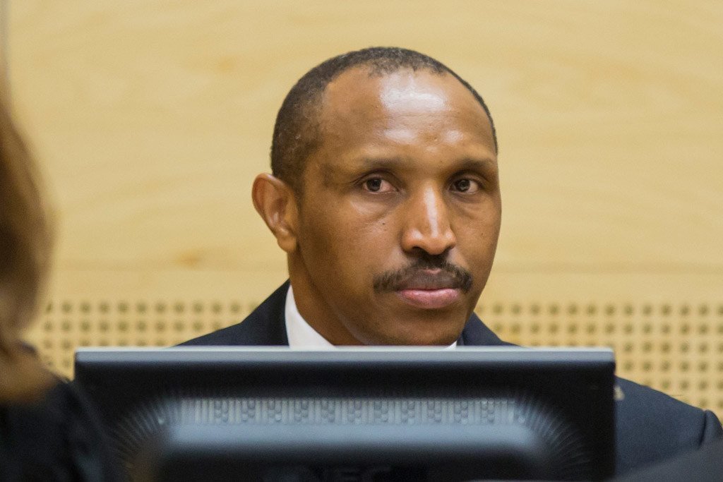 Bosco Ntaganda lors de l'ouverture de son procès devant la Cour pénale internationale (CPI) à La Haye, aux Pays-Bas, le 2 septembre 2015.