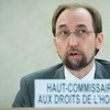 UN High Commissioner for Human Rights Zeid Ra’ad Al Hussein addressing the 30th regular Session at the Human Rights Council in Geneva.