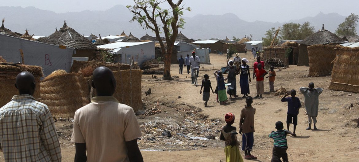 Nigerian refugees at Minawao refugee camp, northern Cameroon.