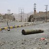 Restos de un misil en Sanaa, Yemen  FotoOCHA/Charlotte Cans :
