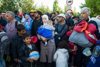 入境匈牙利的难民。难民署图片/ Mark Henley