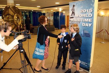 School children from local and international schools based in London attended an informative session at the International Maritime Organization (IMO) Headquarters as part of the celebrations of World Maritime Day, under the theme “Maritime education and t