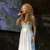 La pop star américaine et Ambassadrice de bonne volonté du Fonds des Nations Unies pour l’enfance (UNICEF), Shakira, lors de la cérémonie d'ouverture du Sommet des Nations Unies sur le développement durable. Photo : ONU/Mark Garten