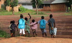 Alors que la situation sécuritaire s’améliore dans certaines parties de la République centrafricaine, l'accès à l'éducation est une priorité. Photo : UNICEF / Donaig Le Du