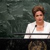 President Dilma Rousseff of Brazil addresses the general debate of the General Assembly’s seventieth session.