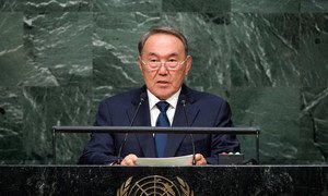 Nursultan Nazarbayev, President of the Republic of Kazakhstan, addresses the general debate of the General Assembly’s seventieth session.