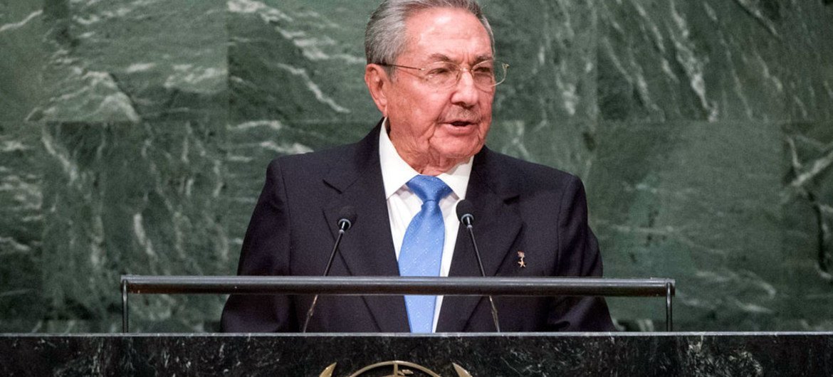 President Raúl Castro Ruz of Cuba addresses the general debate of the General Assembly’s seventieth session.