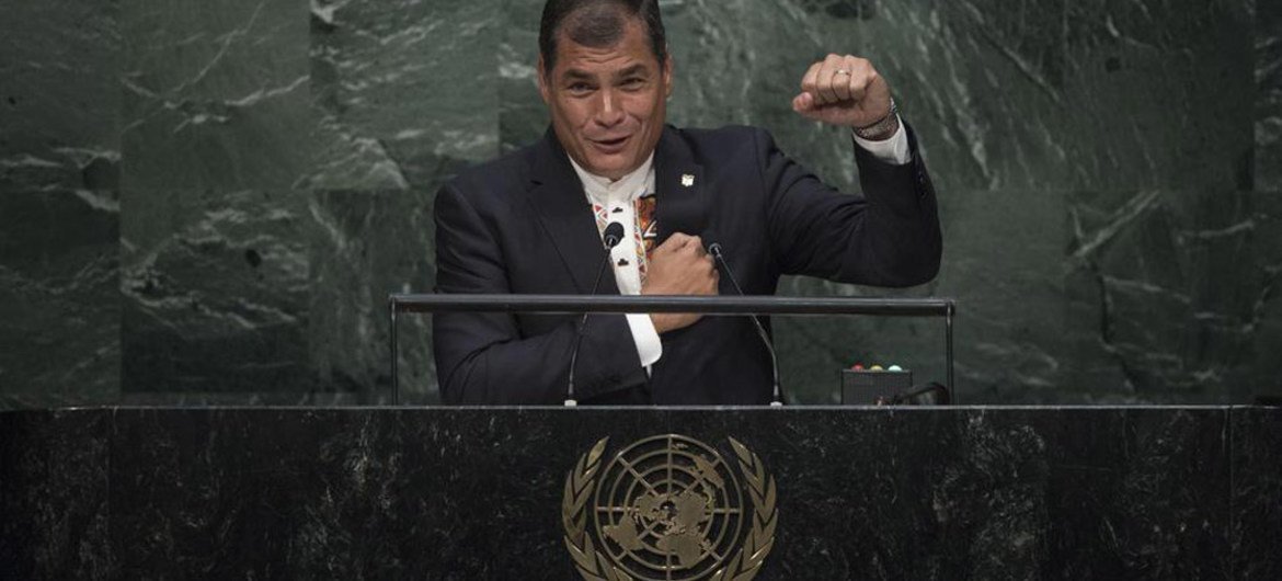 El presidente de Ecuador, Rafael Correa. Foto de archivo: Kim Haughton