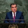 Emomali Rahmon, President of Tajikistan, addresses the general debate of the General Assembly’s seventieth session.