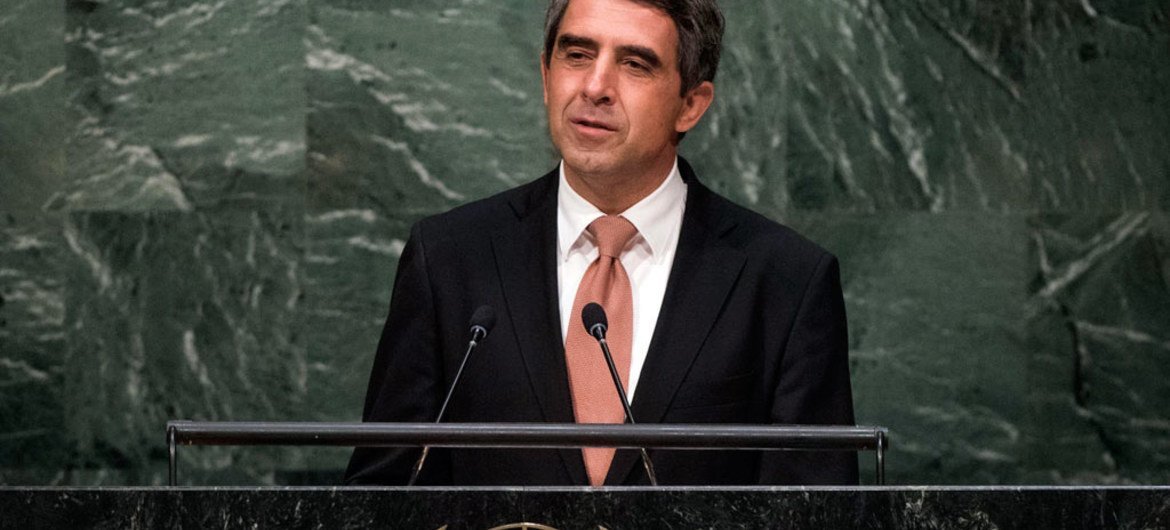 President Rossen Plevneliev of Bulgaria addresses the general debate of the General Assembly’s seventieth session.