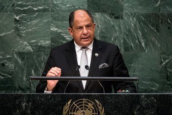 President Luis Guillermo Solís Rivera of Costa Rica addresses the general debate of the General Assembly’s seventieth session.