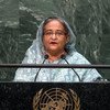 Prime Minister Sheikh Hasina of Bangladesh addresses the general debate of the General Assembly’s seventieth session.