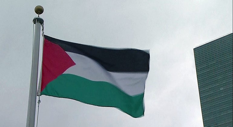 Le drapeau palestinien à l'ONU, un symbole historique