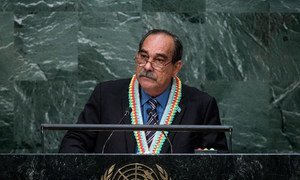 President Peter M. Christian of Micronesia addresses the general debate of the General Assembly’s seventieth session.