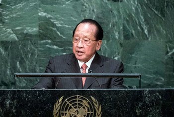 Deputy Prime Minister Hor Namhong of Cambodia addresses the general debate of the General Assembly’s seventieth session.