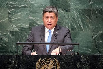 Erlan Abdyldayev, Minister for Foreign Affairs of the Kyrgyz Republic, addresses the general debate of the General Assembly’s seventieth session.