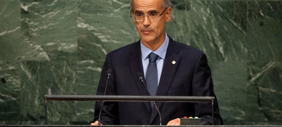 Prime Minister Antoni Martí Petit of Andorra addresses the general debate of the General Assembly’s seventieth session.