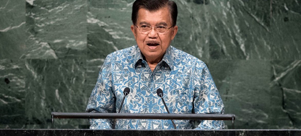 Muhammad Jusuf Kalla, Vice-President of the Republic of Indonesia, addresses the general debate of the General Assembly’s seventieth session.
