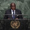 Permanent Representative of Côte d’Ivoire to the United Nations,  Claude Stanislas Bouah-Kamon, addresses the general debate of the General Assembly’s seventieth session.