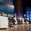 El Secretario General participa en panel interactivo "Desde hoy al 2030", parte de las reuniones anuales del Banco Mundial y el Fondo Monetario Internacional. Foto: ONU/Eskinder Debebe