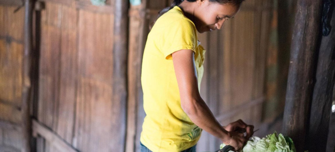 مدرسة صديقة للطفل بدعم من اليونيسف في تيمور الشرقية. المصدر: اليونيسف / PFPG2015-3628 نازر