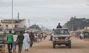 A street scene in Bangui, capital of the Central African Republic (CAR).