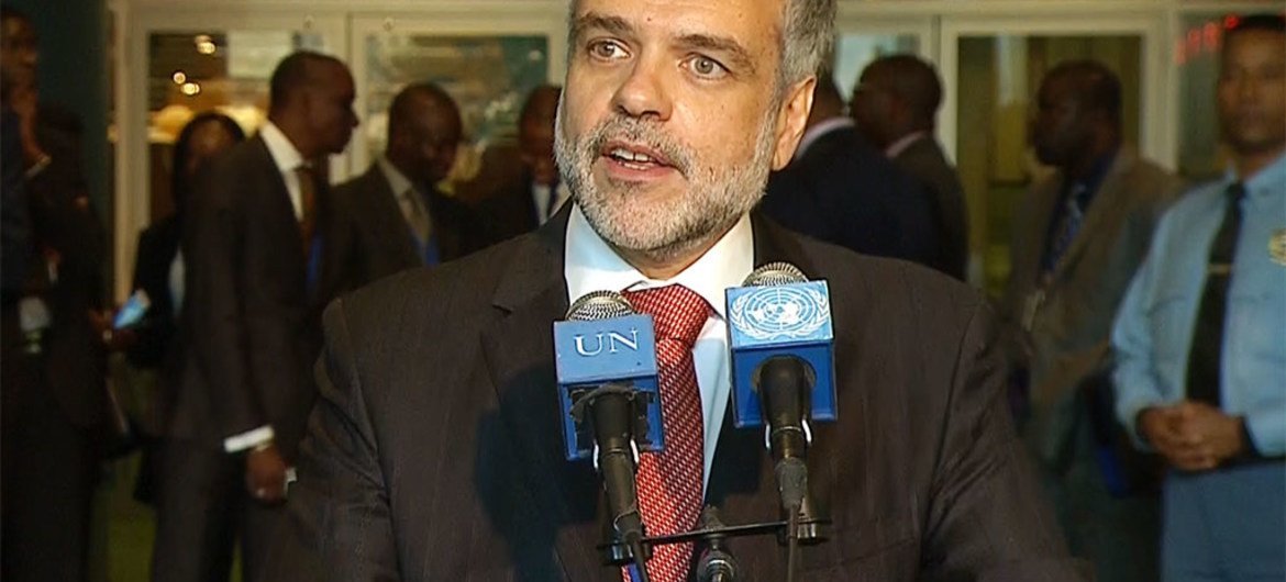 José Luis Cancela Gómez, viceministro de Relaciones Exteriores de Uruguay. Captura de video UNTV