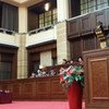 الأمين العام بان كي مون يتحدث في جامعة كومينيوس في سلوفاكيا بعد استلامه الدكتوراه الفخرية. المصدر: الأمم المتحدة