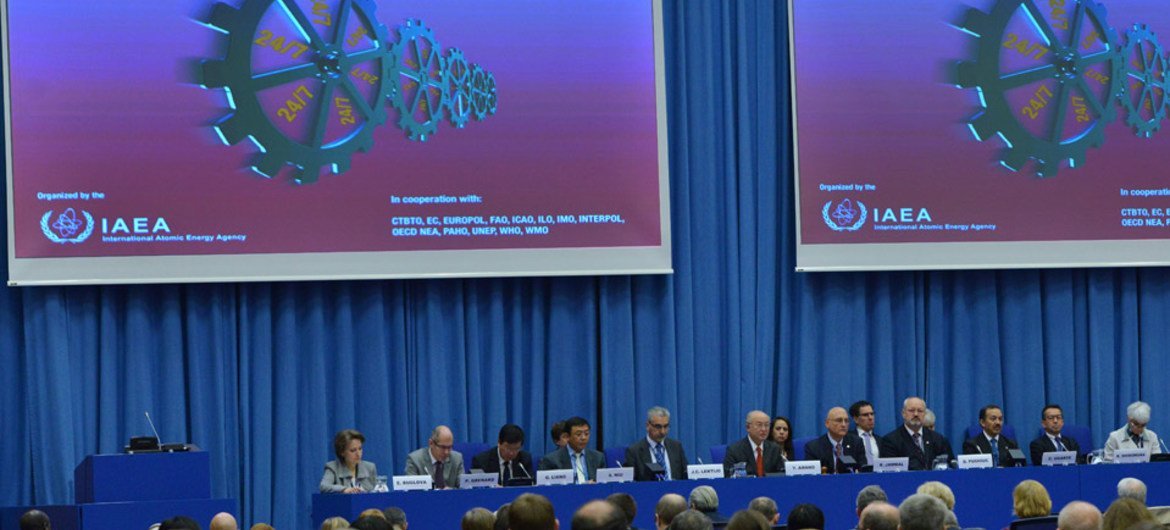 Participants at the opening of the International Conference on Global Emergency Preparedness and Response at IAEA headquarters in Vienna.