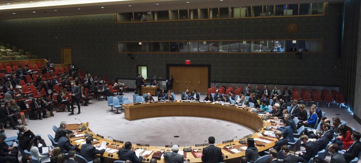 A wide view of the Security Council’s debate on its own working methods.