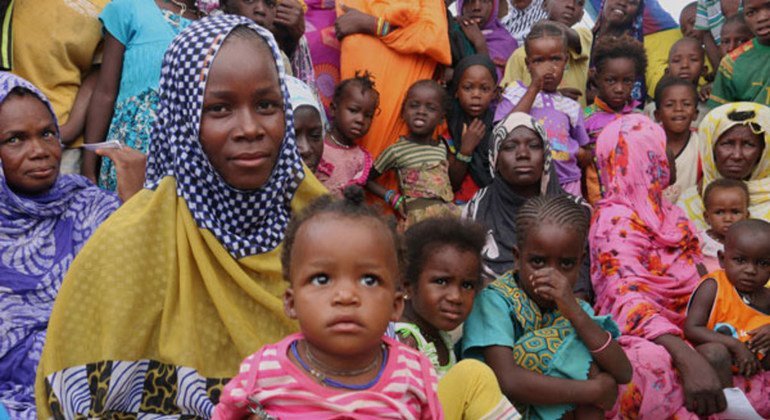 Des femmes et des enfants dans la région du Gorgol en Mauritanie (archives)