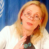 La Coordinadora Especial de UNICEF sobre la Crisis de los Refugiados e Inmigrantes en Europa, Marie-Pierre Poirier. Foto ONU Ginebra