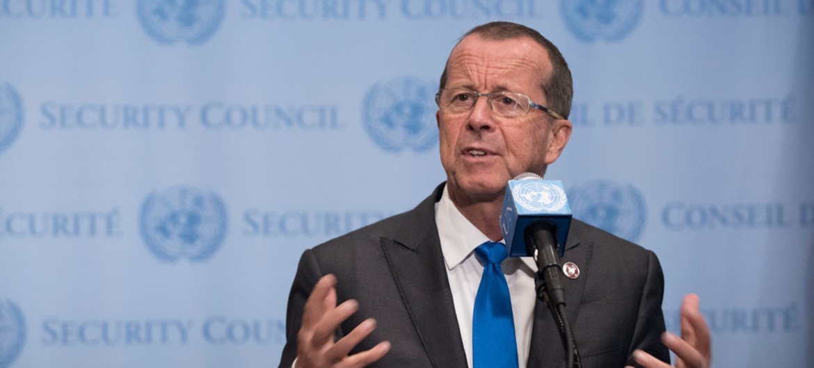 El Representante Especial de la ONU para Libia, Martin Kobler. Foto de archivo ONU/Kim Haughton