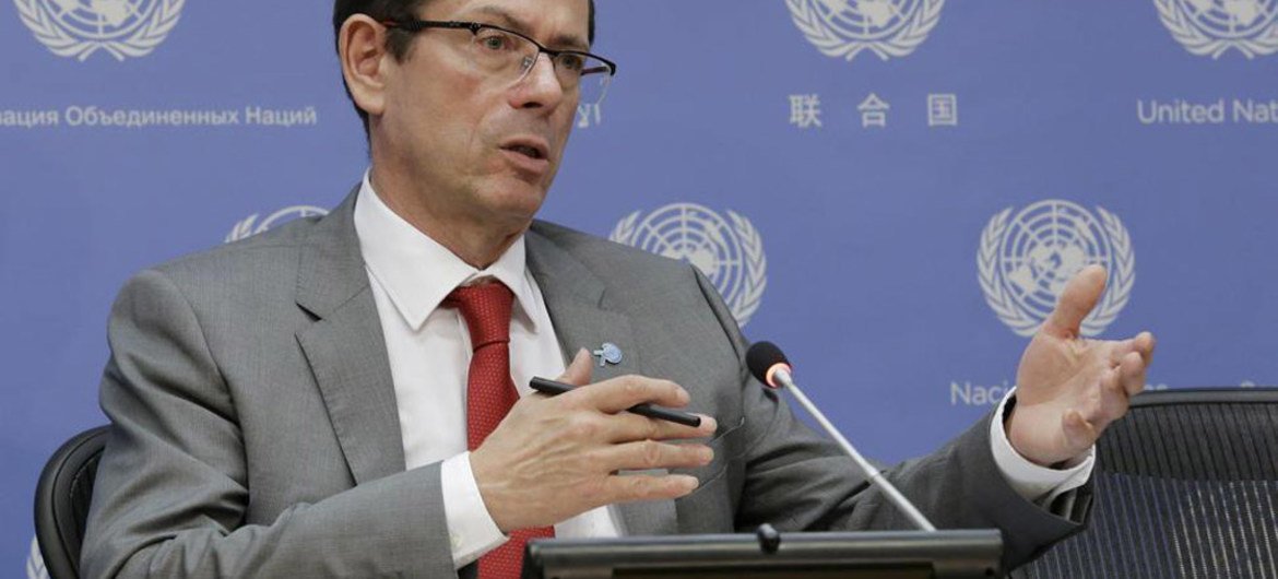 Le Sous-Secrétaire général des Nations Unies aux droits de l'homme, Ivan Simonovic. Photo ONU/Evan Schneider