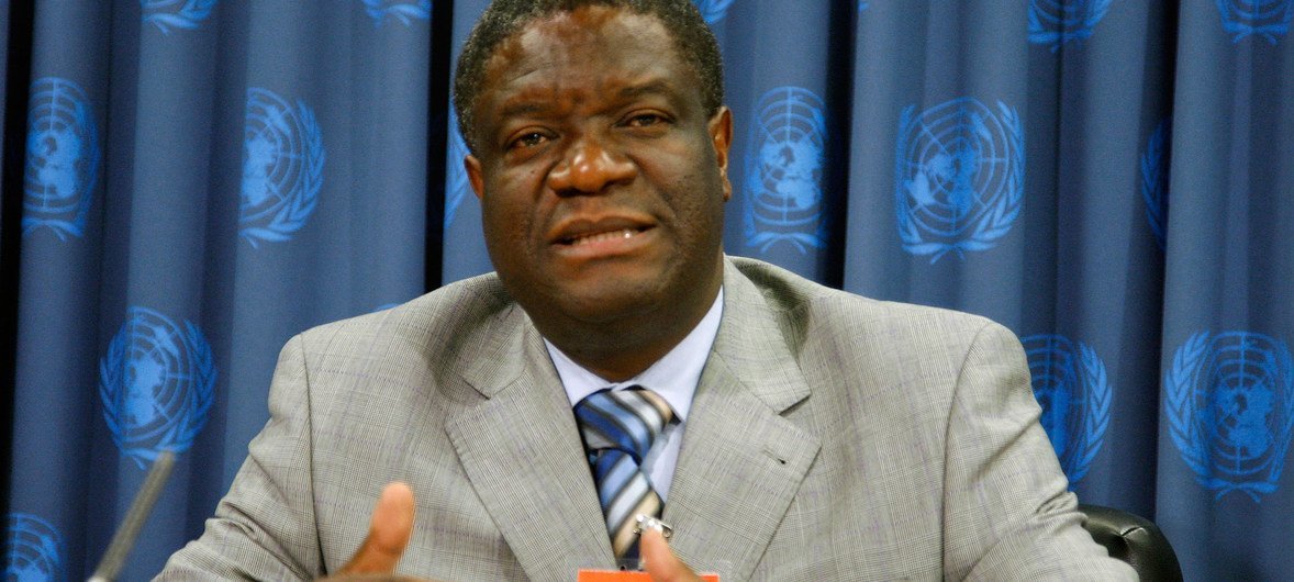 Denis Mukwege, Director and Founder of Panzi General Referral Hospital in the Democratic Republic of the Congo. 