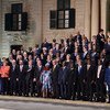 Group photo of participants at the international summit, called by the European Council, to discuss migration issues with African and other key countries in Valletta, Malta.