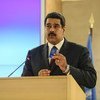 El Presidente de Venezuela, Nicolás Maduro  Moros, habla ante el Consejo de Derechos Humanos  este 12 de noviembre de 2015. Foto ONU/Jess Hoffman.
