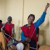 联合国援助项目帮助埃塞俄比亚妇女学习纺织技术。联合国图片/Eskinder Debebe