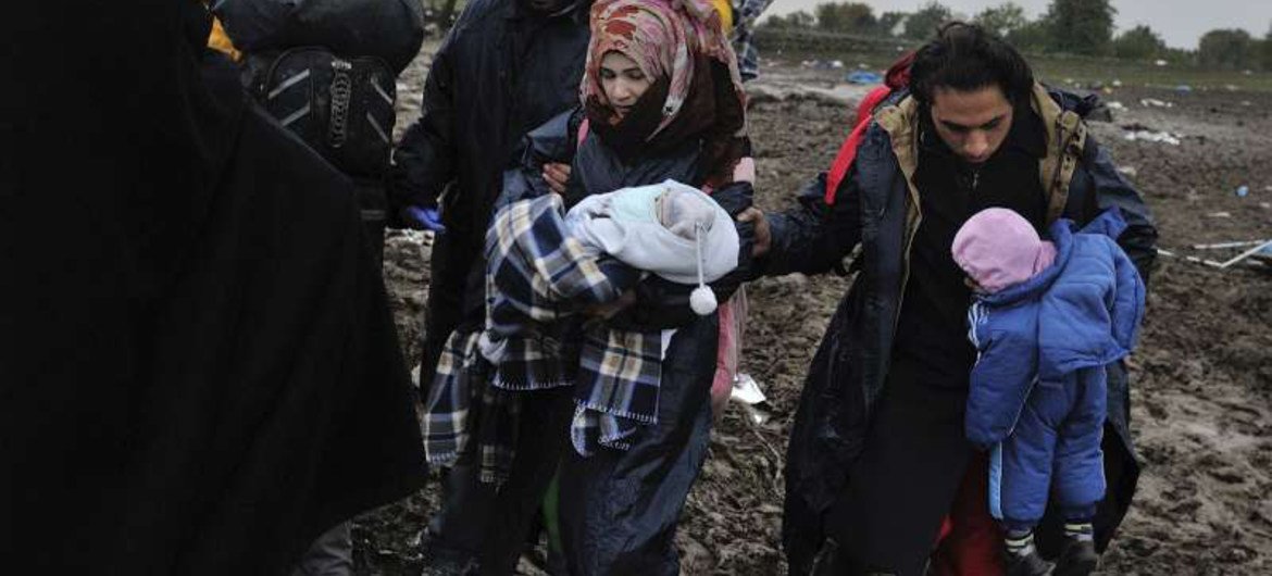 进入欧洲的叙利亚难民  图片：UNHCR/Mark Henley