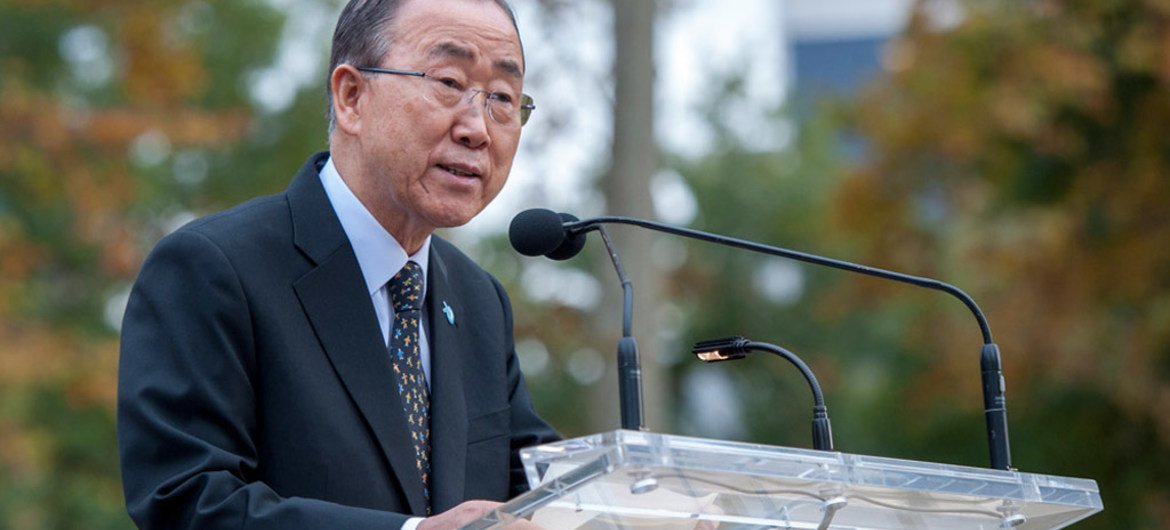 Secretary-General Ban Ki-moon.
