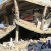 埃及北西奈省的拉法市的一座民宅废墟。区域综合信息网IRIN图片