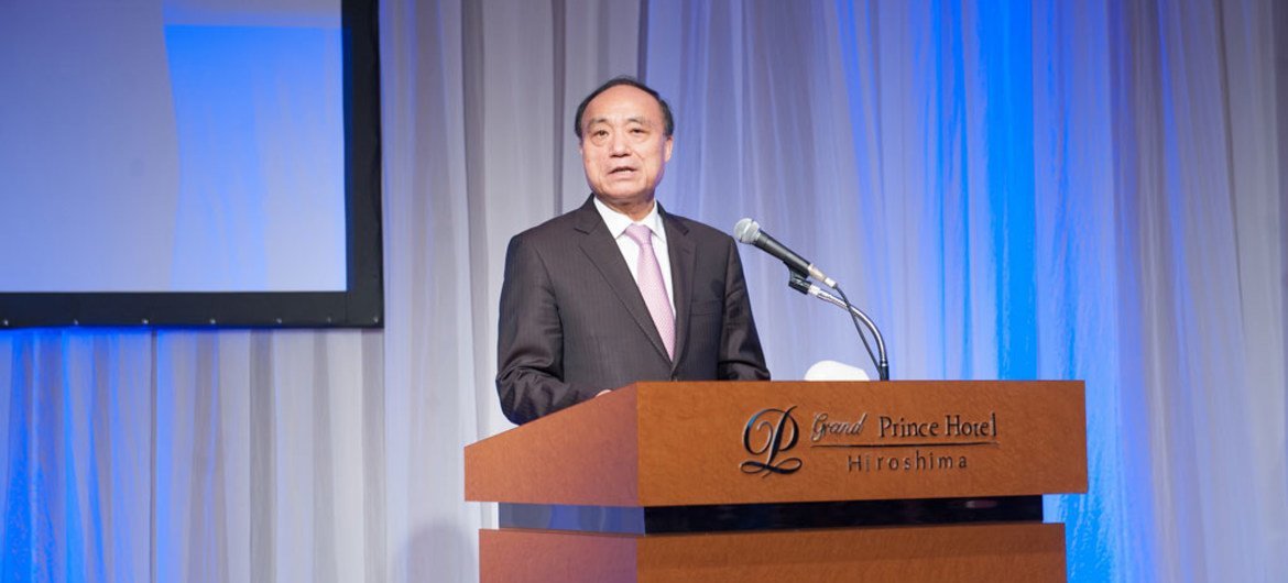 ITU Secretary-General Houlin Zhao addresses the 13th World Telecommunication/ICT Indicators Symposium (WTIS 2015) in Hiroshima, Japan.