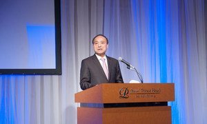 ITU Secretary-General Houlin Zhao addresses the 13th World Telecommunication/ICT Indicators Symposium (WTIS 2015) in Hiroshima, Japan.
